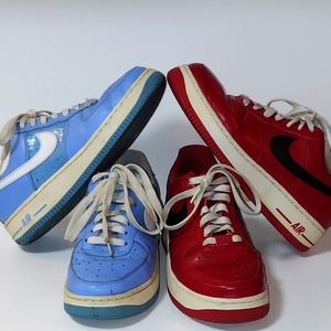 2 Pair Woman's Nike Air force One's